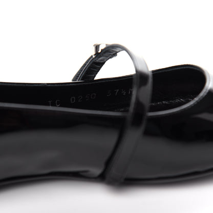 Louis Vuitton Patent Uniformes Ballet Flats 37.5 Black 10 of 10