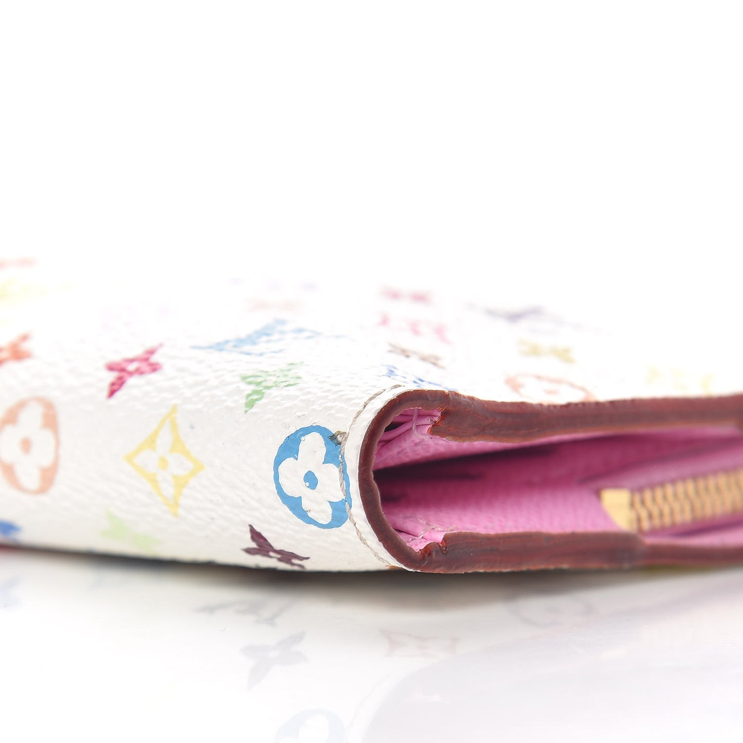Monogram Multicolor Insolite Wallet White Litchi