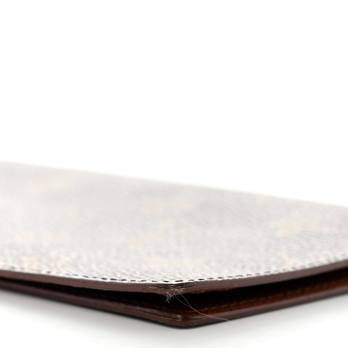 Monogram Simple Checkbook Holder Wallet Cover