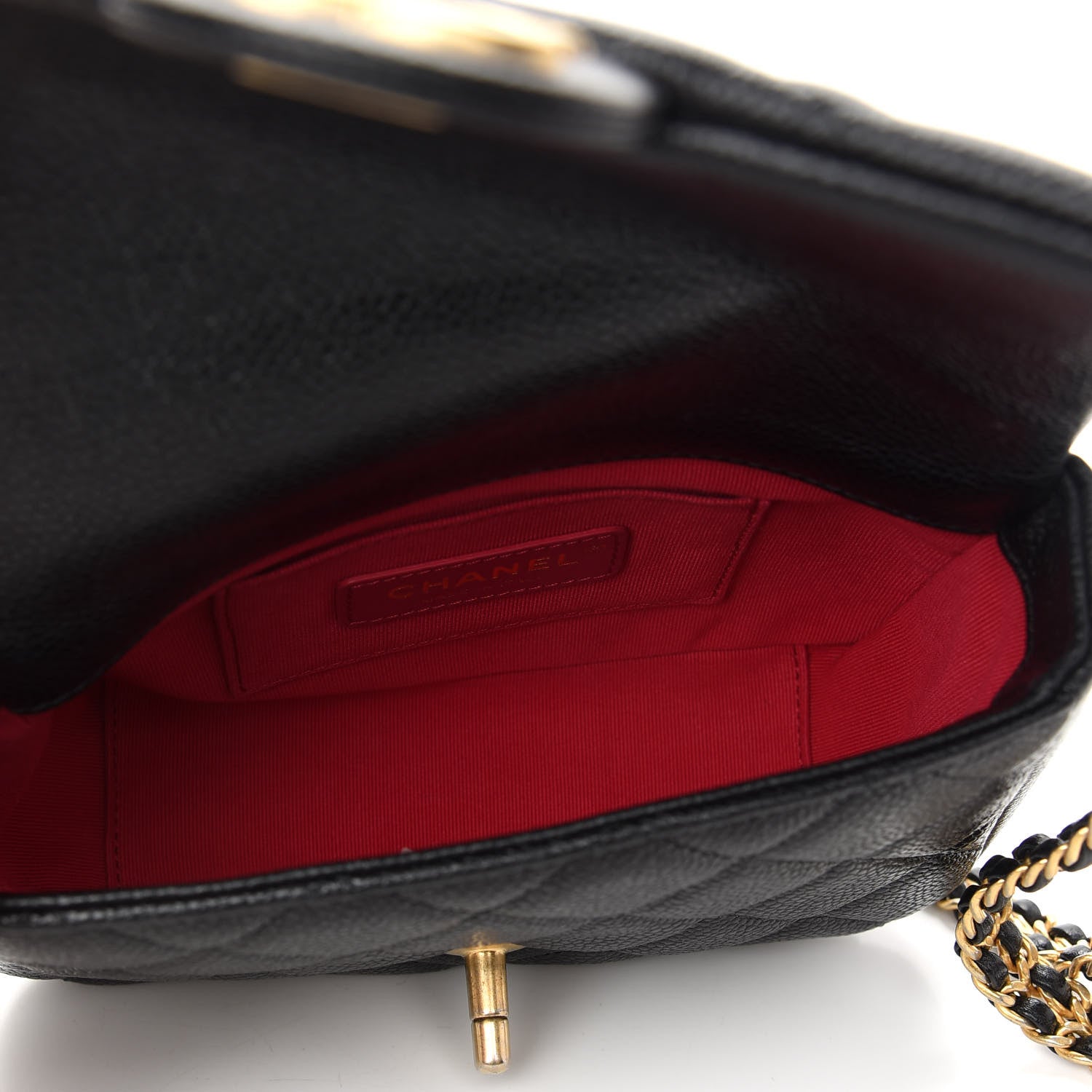 Chanel Caviar Quilted Mini Chain Soul Flap Black 4 of 8