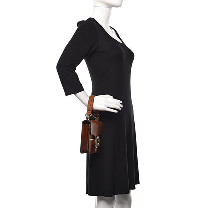 Gucci Calfskin Small 1973 Shoulder Flap Bag Brown 2 of 13