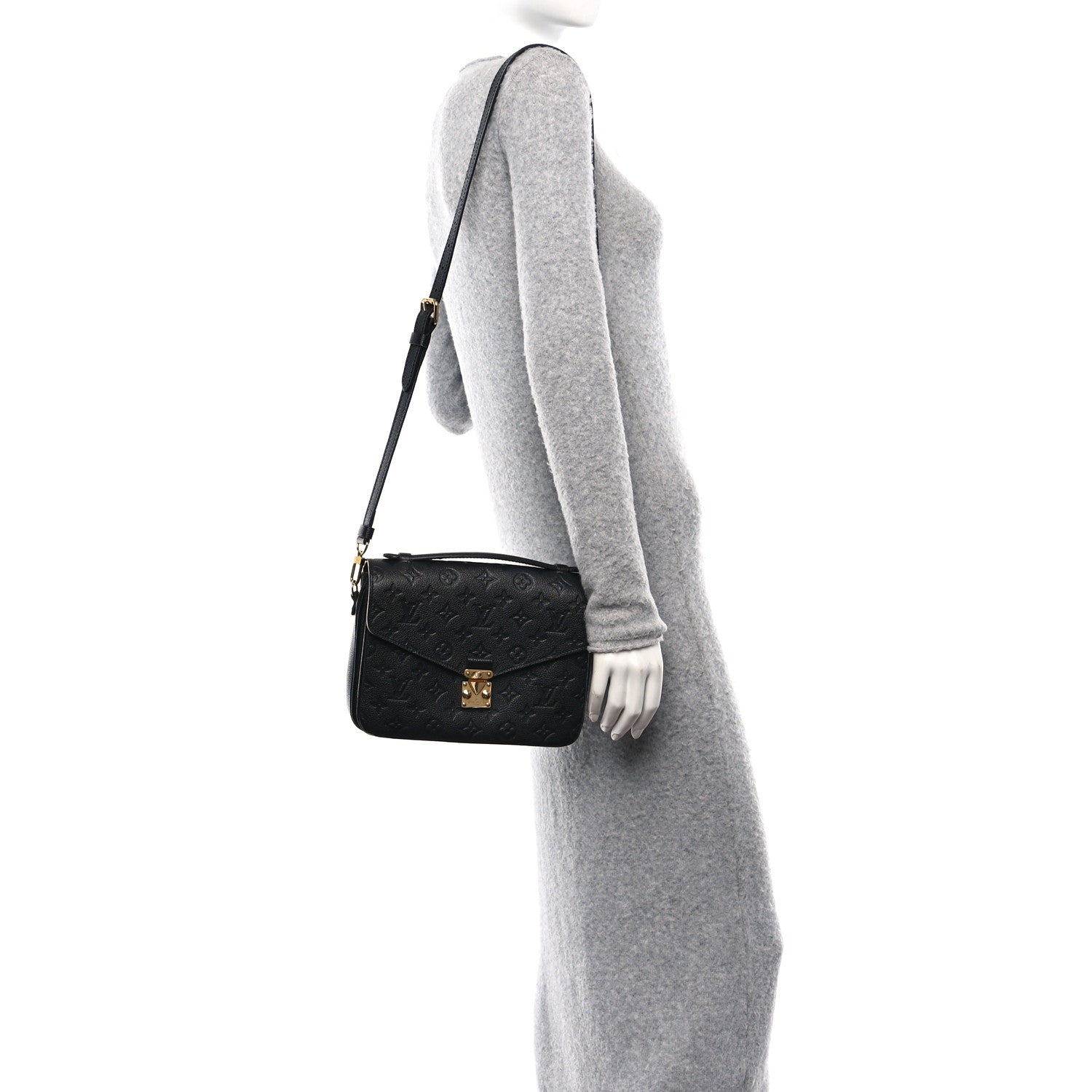 Louis Vuitton Empreinte Pochette Metis Black 2 of 13