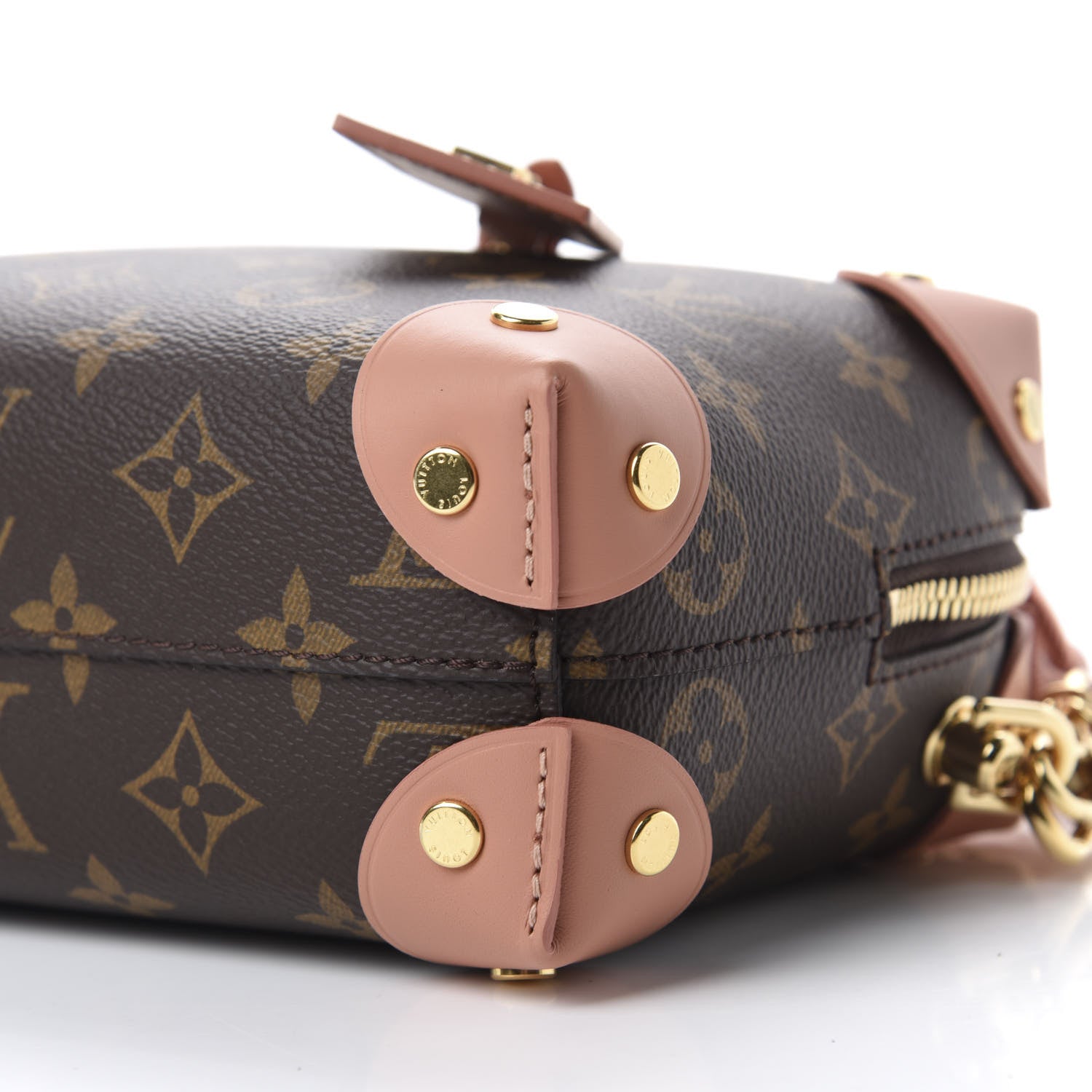 Louis Vuitton Monogram Petite Malle Souple Peach 7 of 10