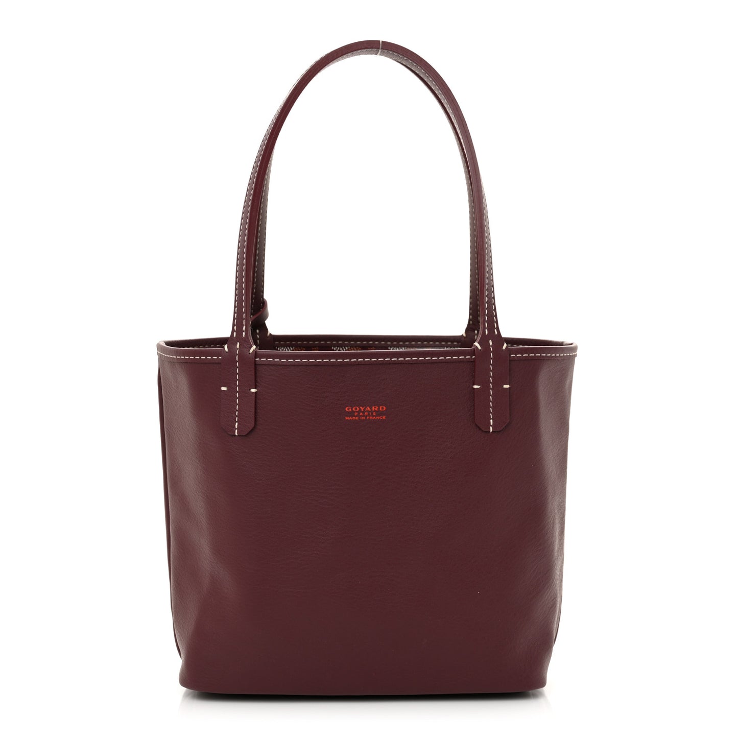 Goyardine Reversible Mini Anjou Burgundy