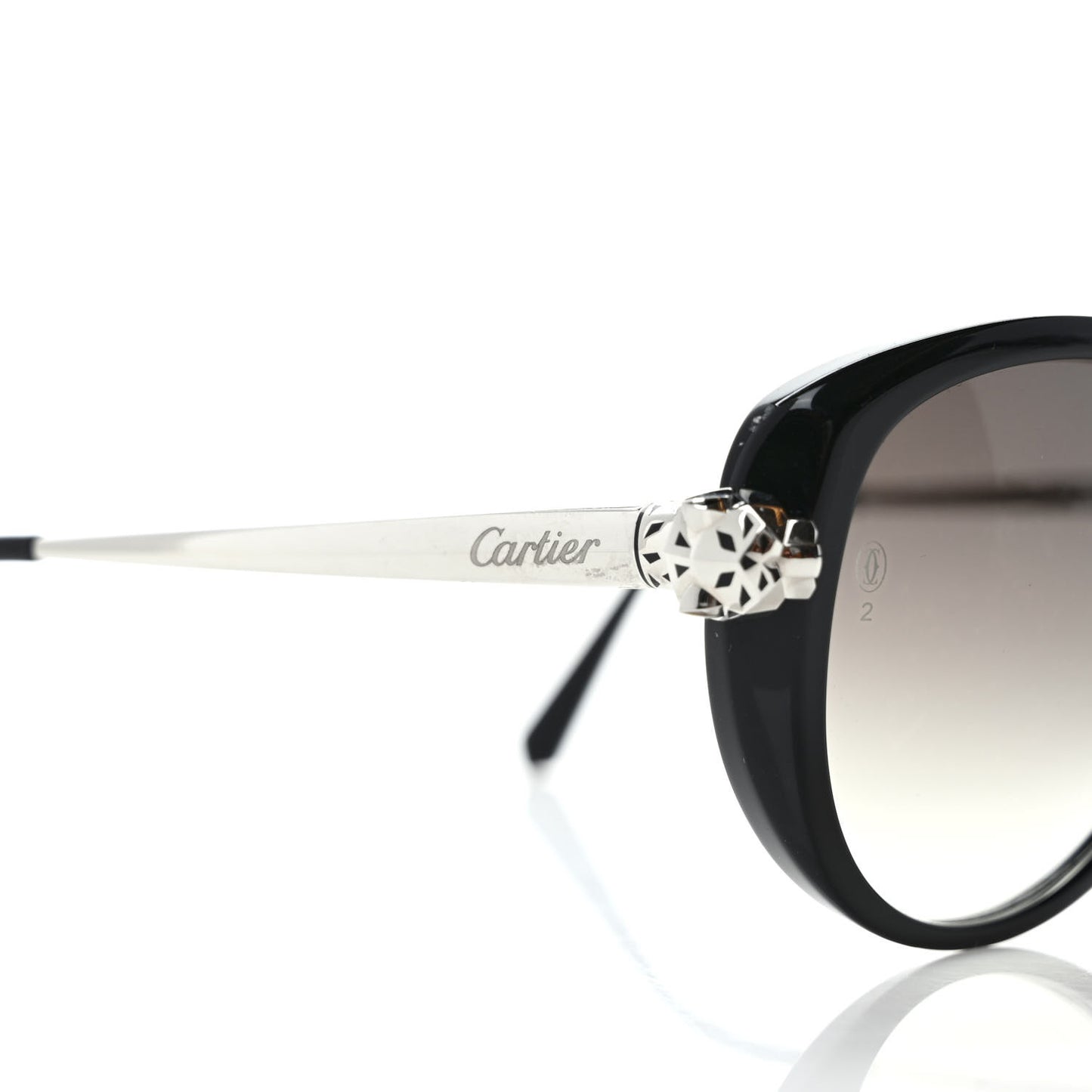 Panthere Wild De Cartier Sunglasses Black