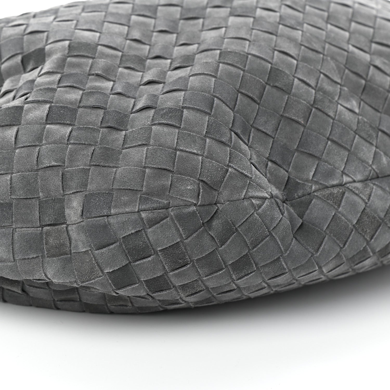 Bottega Veneta Suede Intrecciato Large Jodie Medium Grey 8 of 9