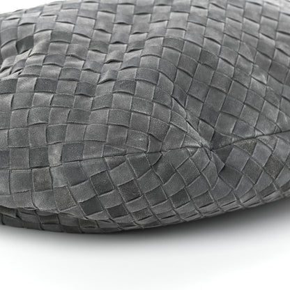 Bottega Veneta Suede Intrecciato Large Jodie Medium Grey 8 of 9