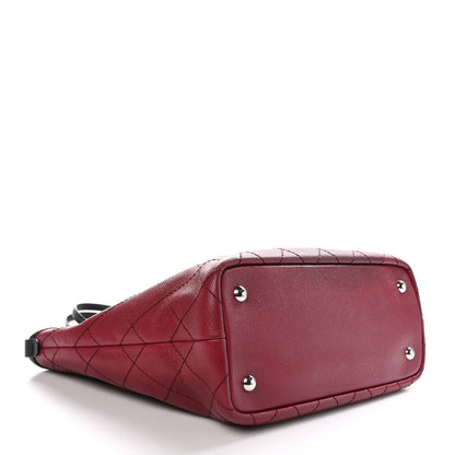 Chanel Grained Calfskin Shopping Fever Tote Red 5 of 14