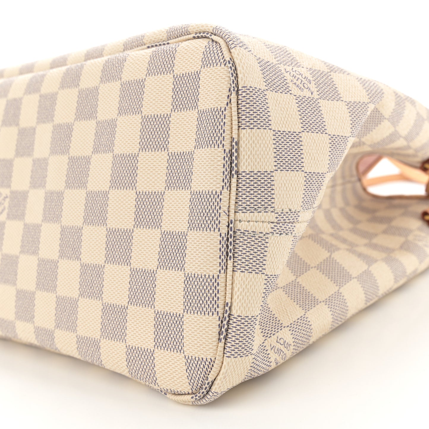 Damier Azur Neo Neverfull MM Rose Ballerine