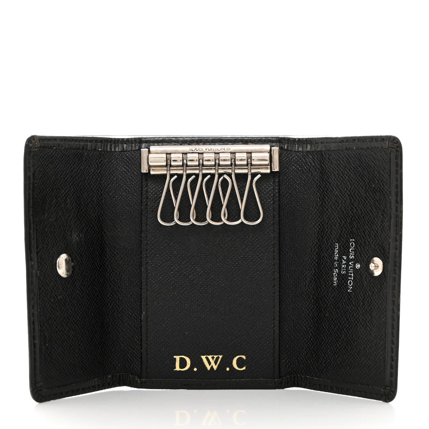 LOUIS VUITTON Epi Multicles 6 Key Holder Black