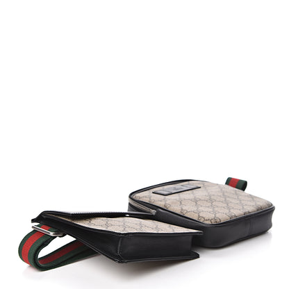 Gucci GG Supreme Monogram Web Belt Bag Black 4 of 13