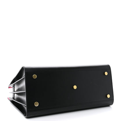 Saint Laurent Calfskin Small Sac De Jour Black Fuchsia 4 of 14
