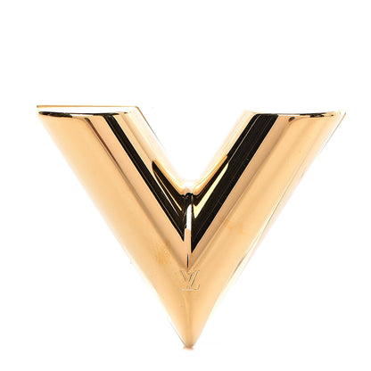 Louis Vuitton Essential V Brooch Gold 1 of 3