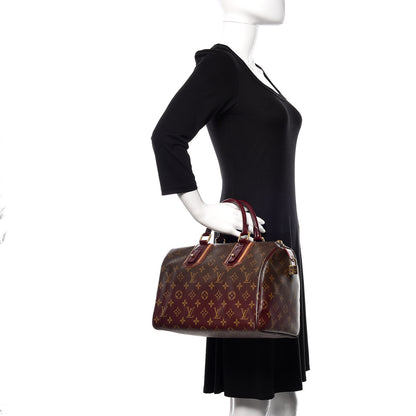 Louis Vuitton Monogram Mirage Speedy 30 Bordeaux 2 of 10