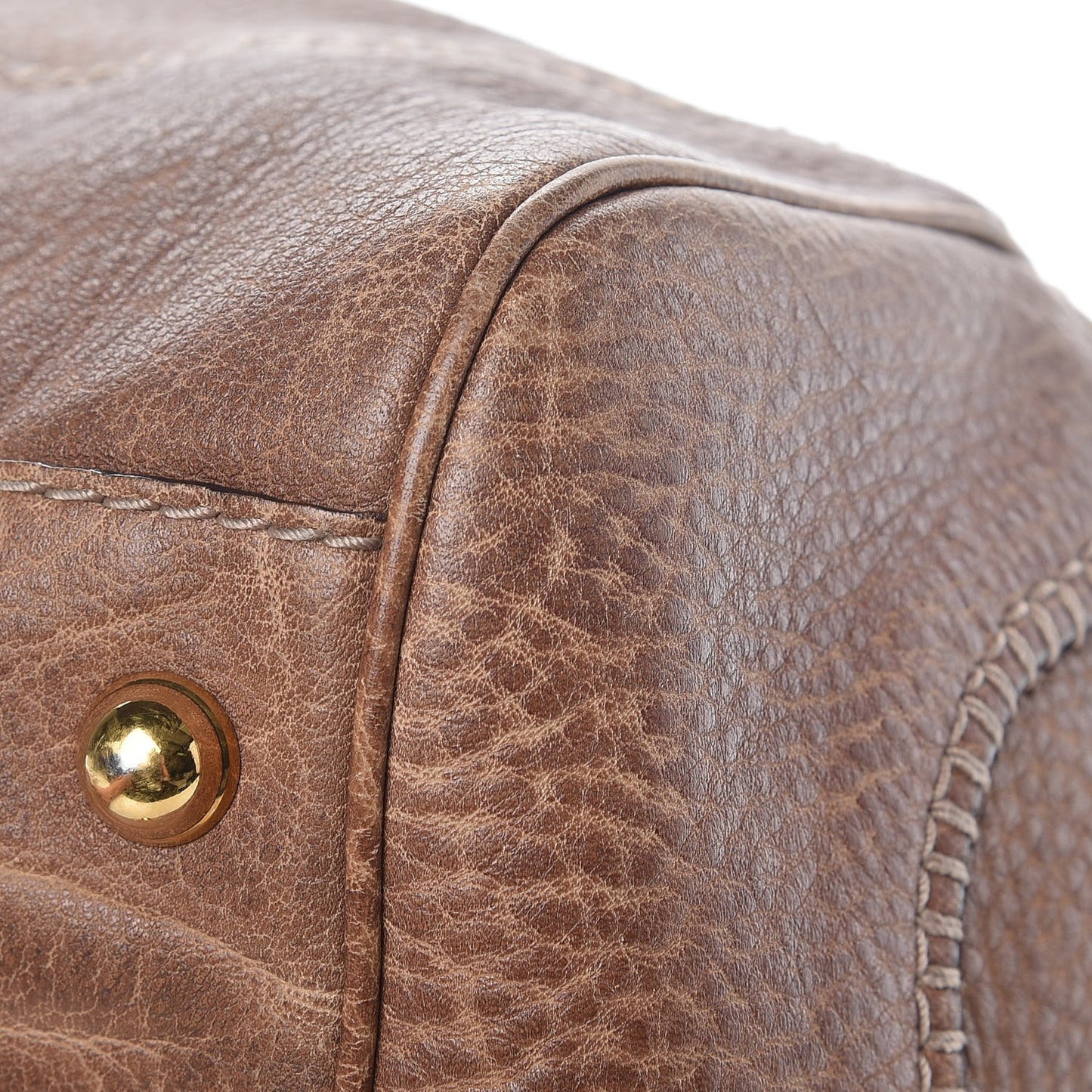 Calfskin Large New Pelham Shoulder Bag Brown