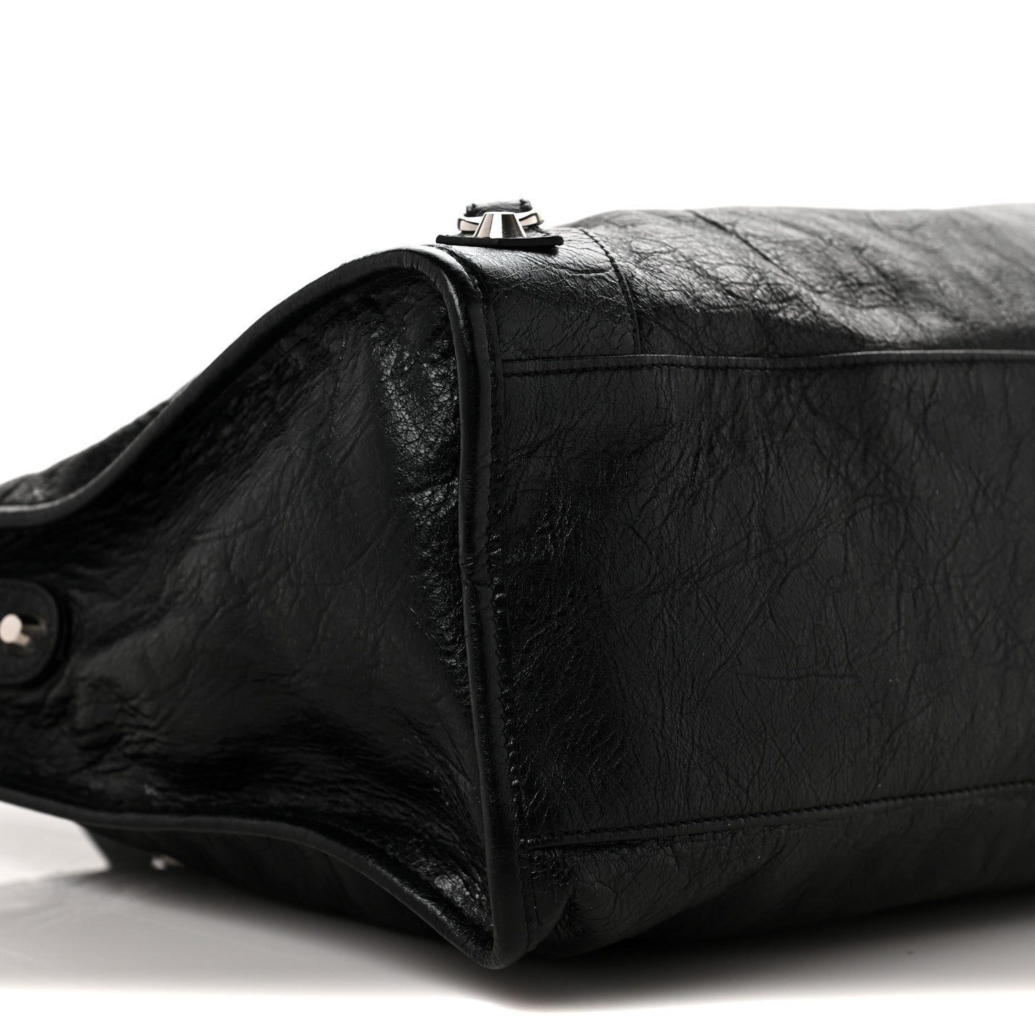 Balenciaga Agneau Classic Silver Hardware City Black 8 of 9