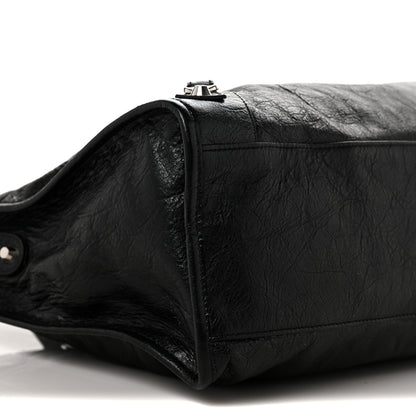 Balenciaga Agneau Classic Silver Hardware City Black 8 of 9