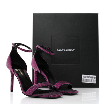 Saint Laurent Evora Amber 85 Astrap Sandals 37 Pink 9 of 9
