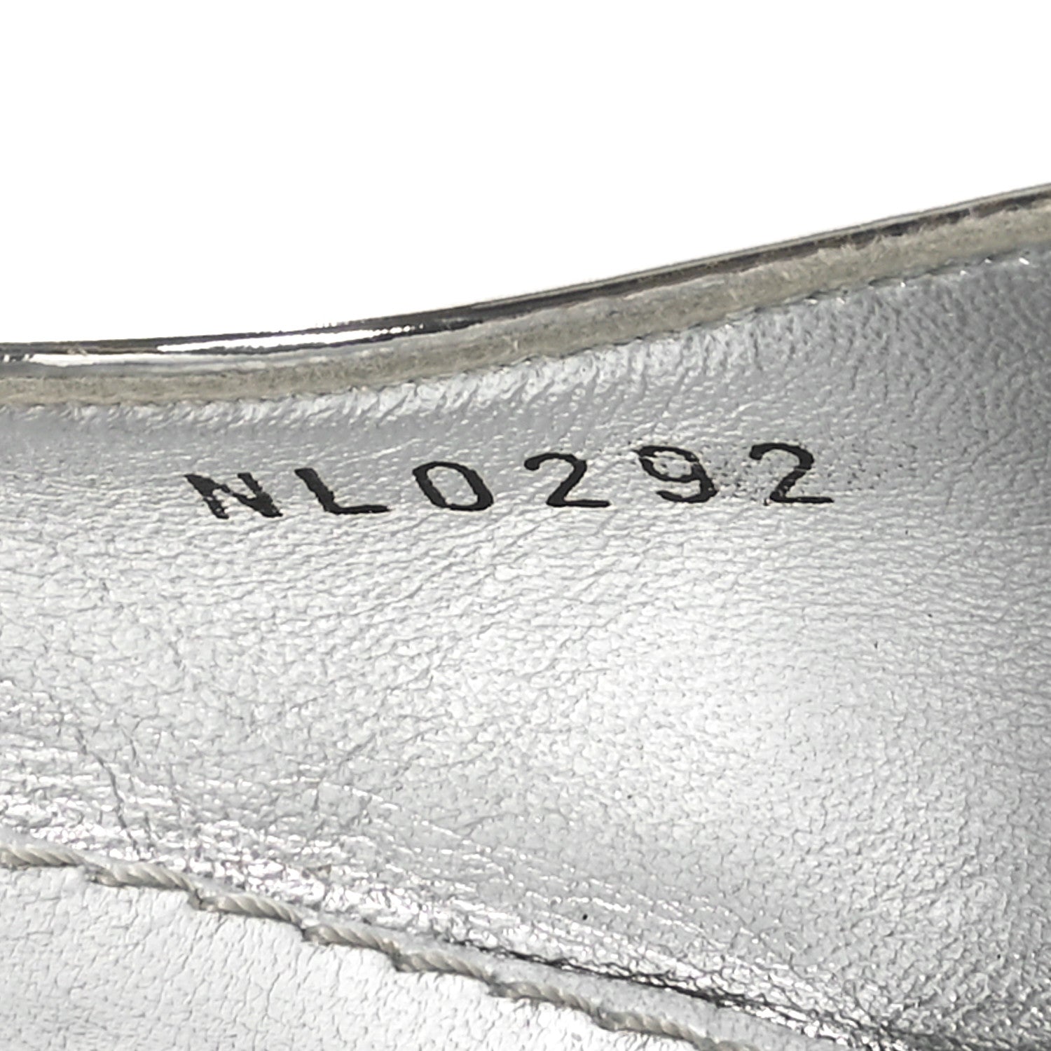 Louis Vuitton Calfskin Sparkle Slingback Pumps 41 Silver 8 of 8