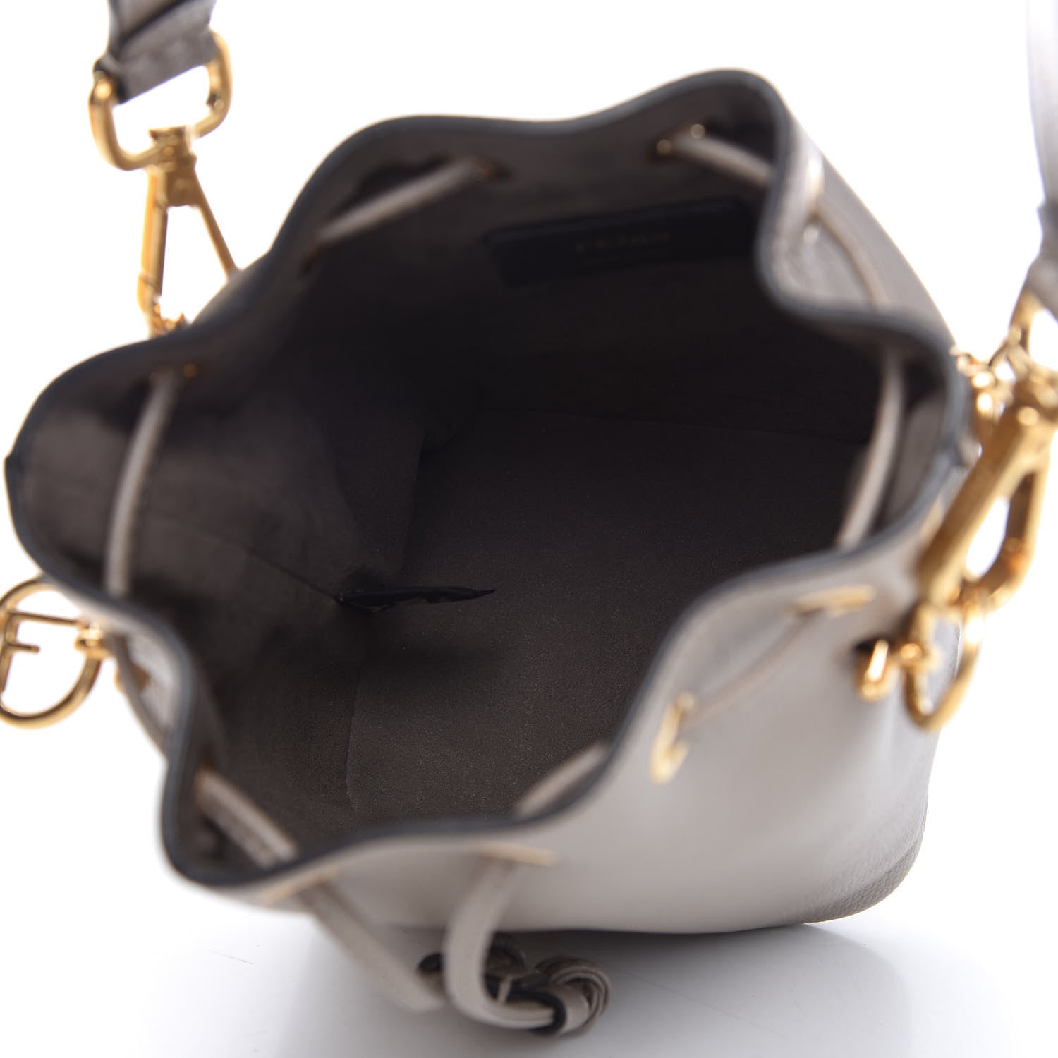 Fendi Vitello Cruise F is Fendi Mini Mon Tresor Bucket Bag Tortora 5 of 11