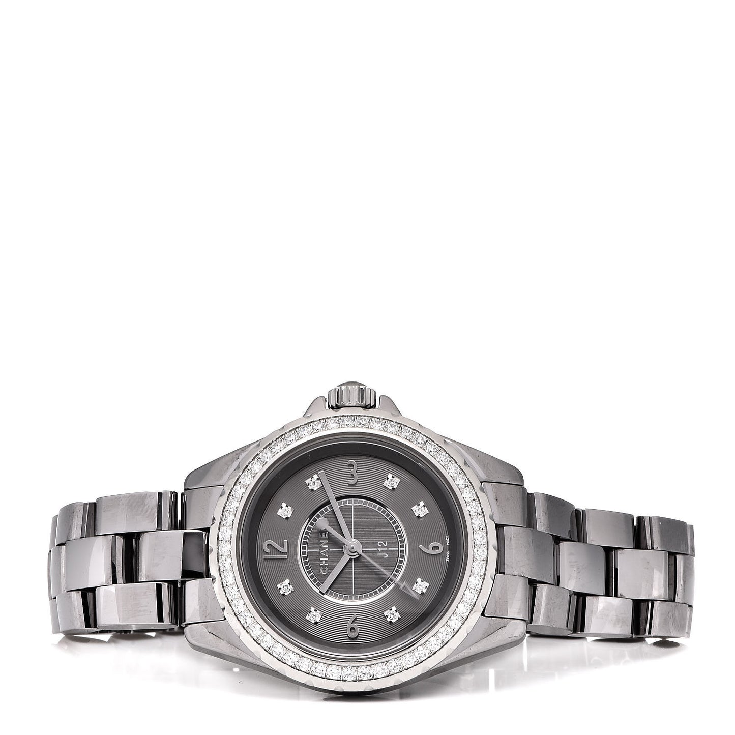 Titanium Ceramic Diamond Bezel 33mm J12 Quartz Watch
