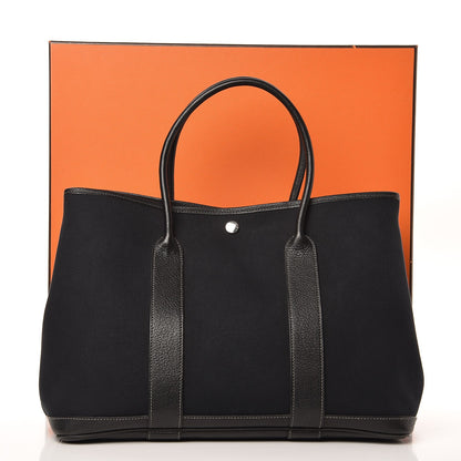 Hermes Toile Negonda Garden Party Tote 36 MM Black 12 of 12
