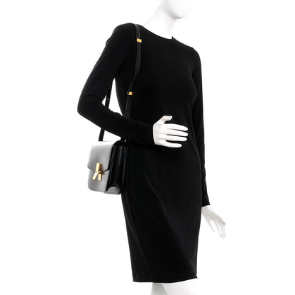 Celine Box Calfskin Medium Classic Box Flap Bag Black 2 of 8