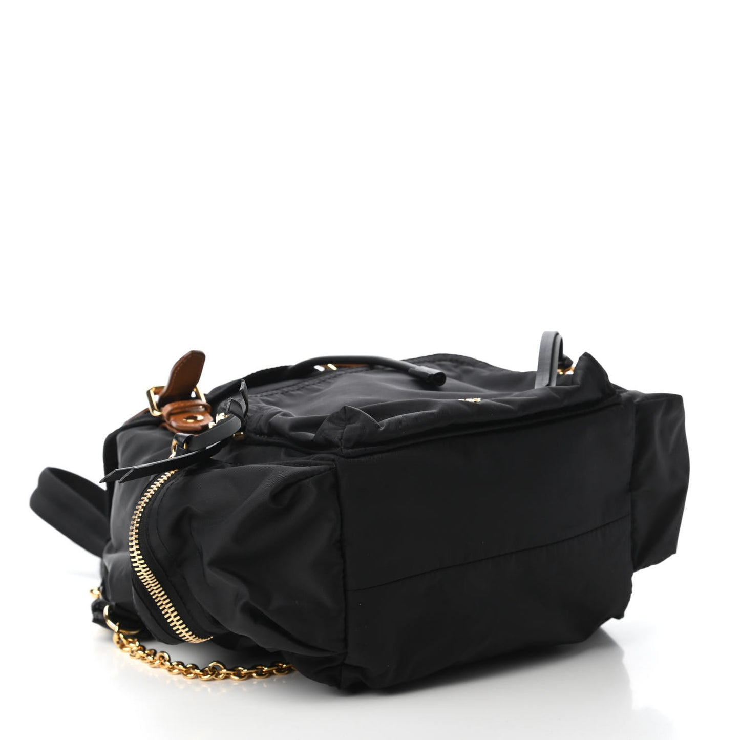 Nylon Medium Rucksack Backpack Black