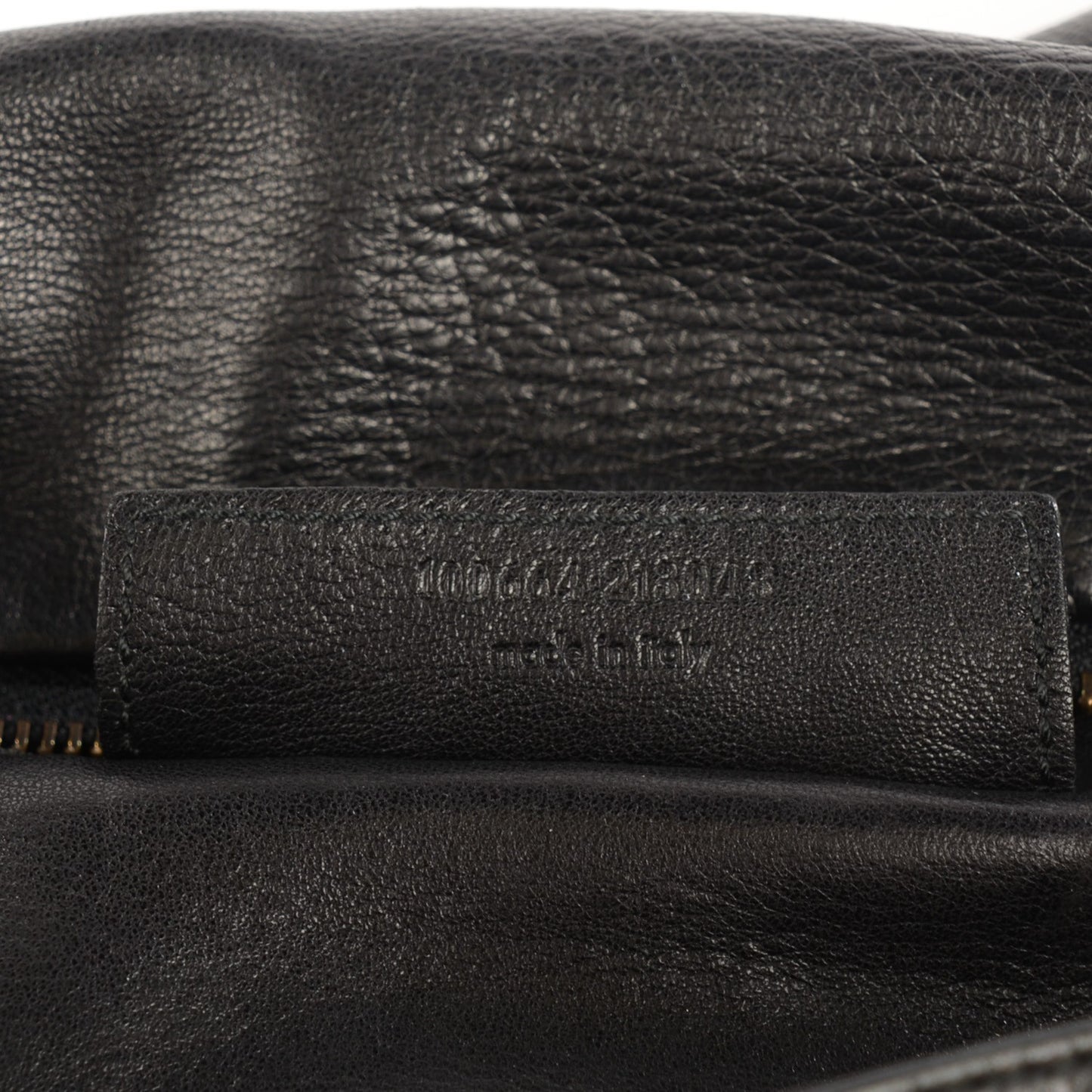 Chevre Flap Shoulder Bag Black