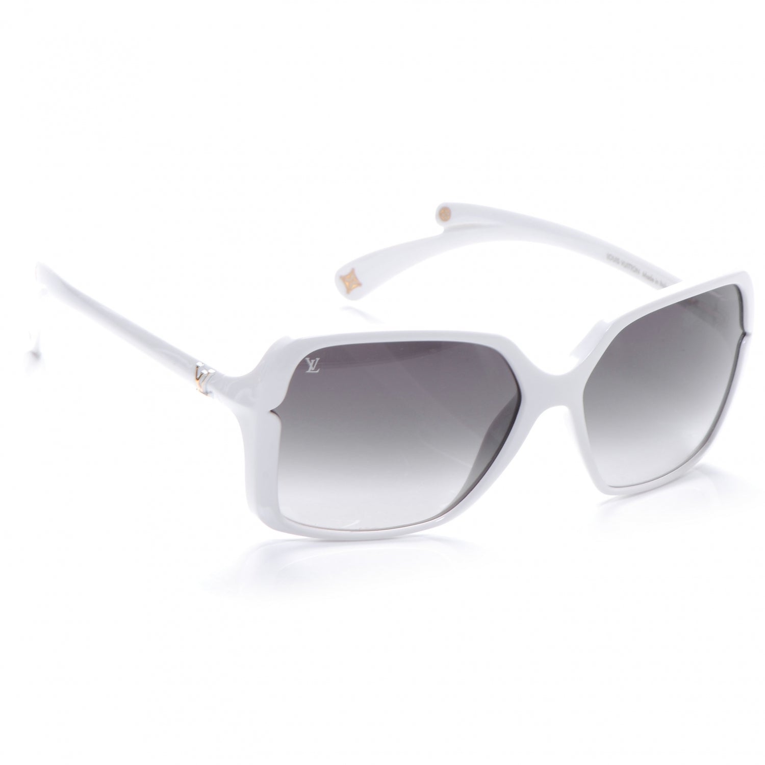 Louis Vuitton Flore Carre Sunglasses White 3 of 5