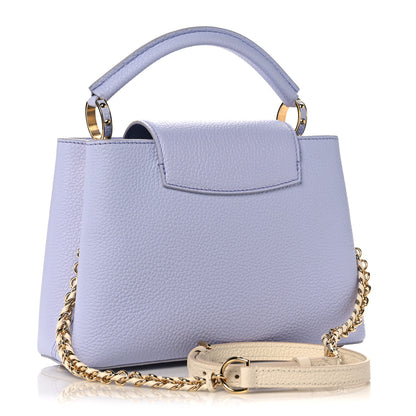 Louis Vuitton Taurillon Braided Chain Capucines BB Iris Creme 3 of 9