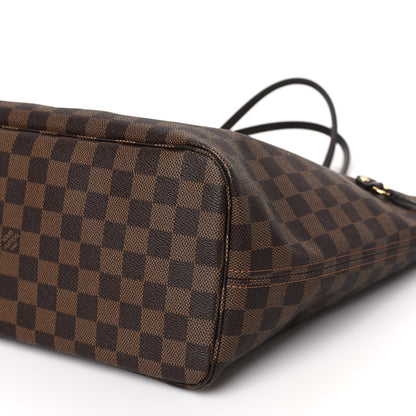 Louis Vuitton Damier Ebene Neo Neverfull MM Rose Ballerine 8 of 8