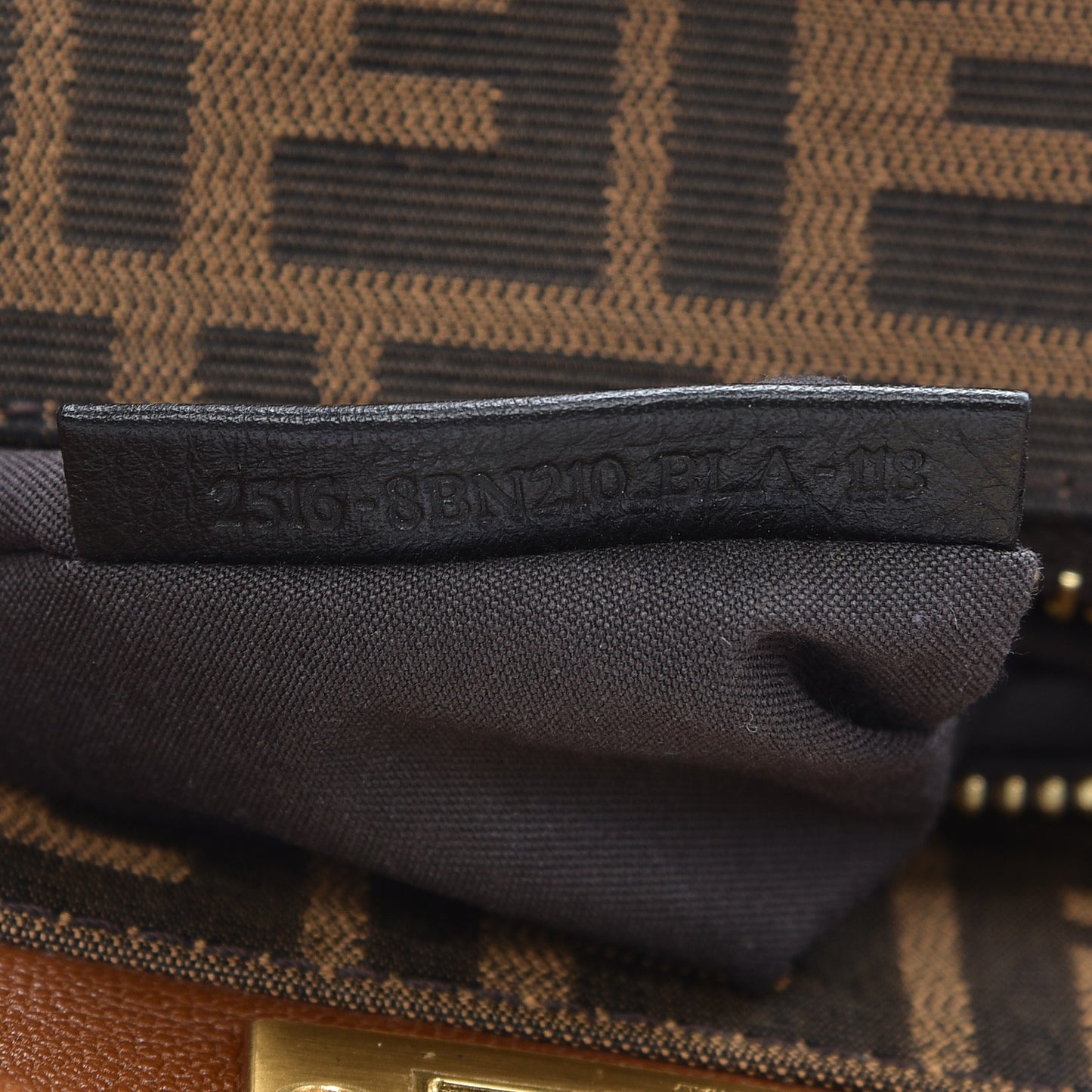 Goatskin Zucca Large Peekaboo Iconic Satchel Cuoio Tobacco Moro