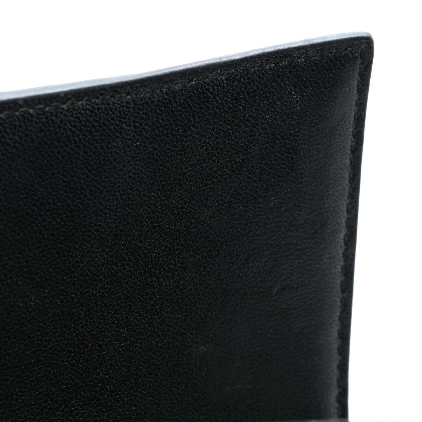 Shiny Calfskin Crocodile Embossed Hourglass Chain Bag Black