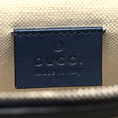 Gucci Calfskin Bee Embroidered Medium Dionysus Shoulder Bag White Blue Hibiscus Red 8 of 17