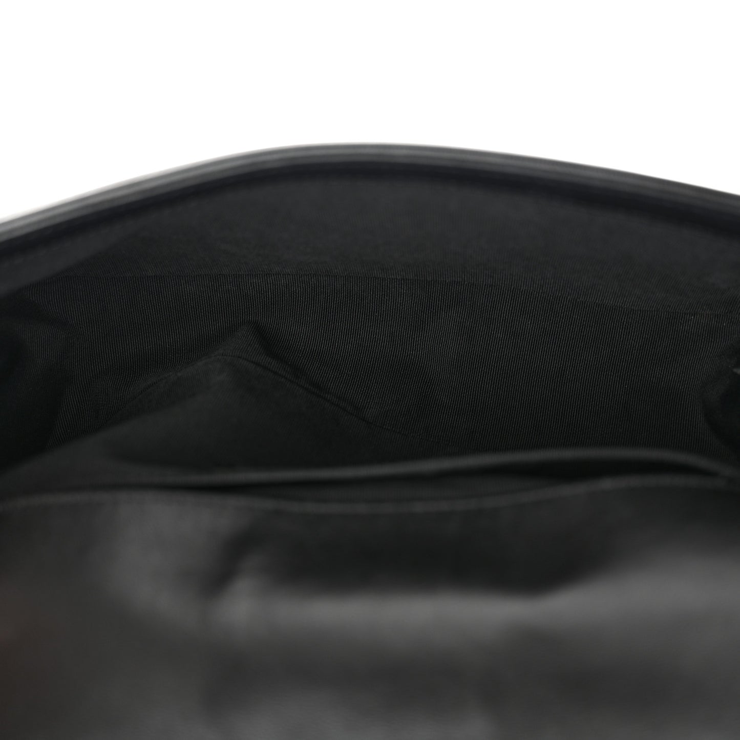 Lambskin Quilted Medium Boy Flap Black