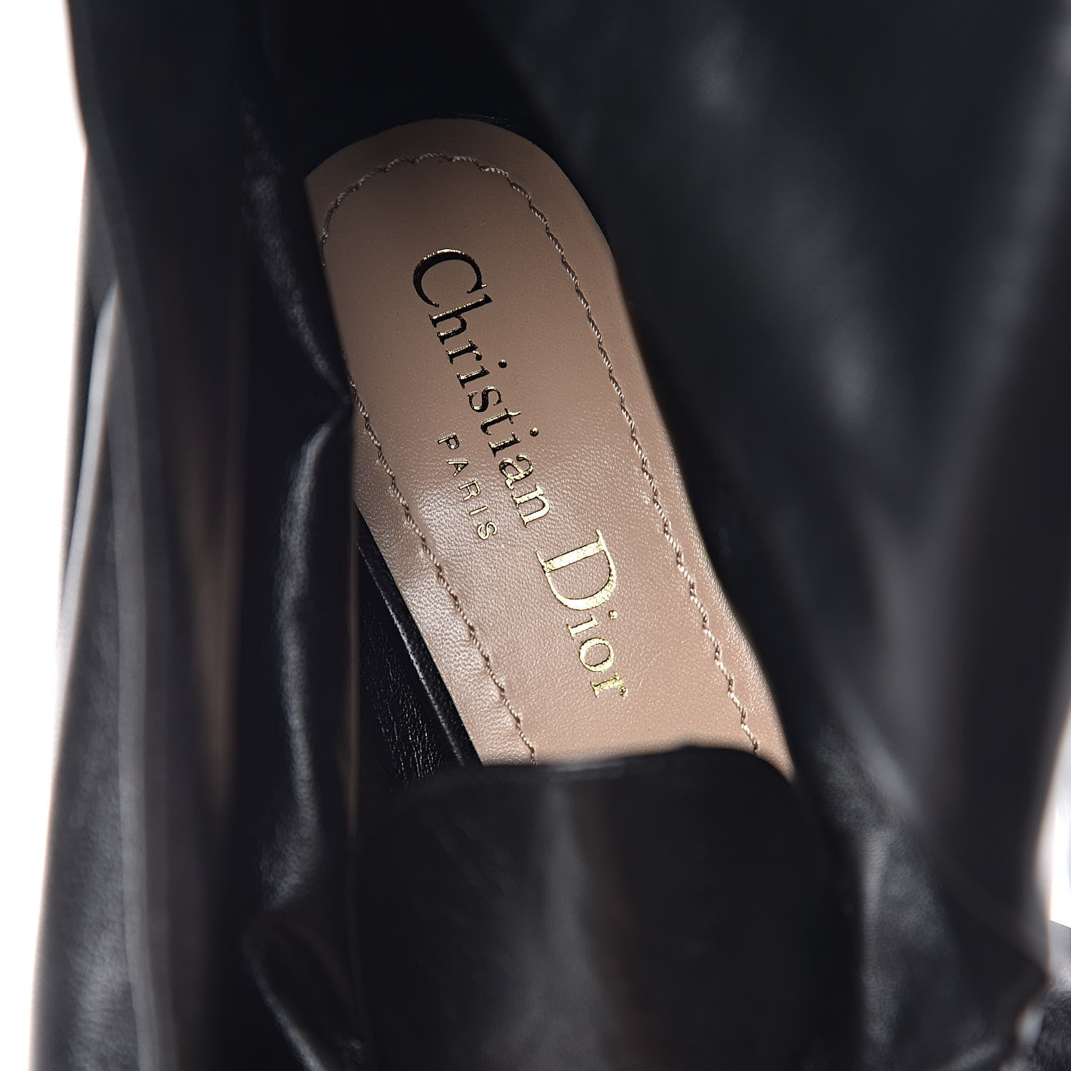 Christian Dior Lambskin Dior Huggy 90mm Ankle Boots 38.5 Black 7 of 11