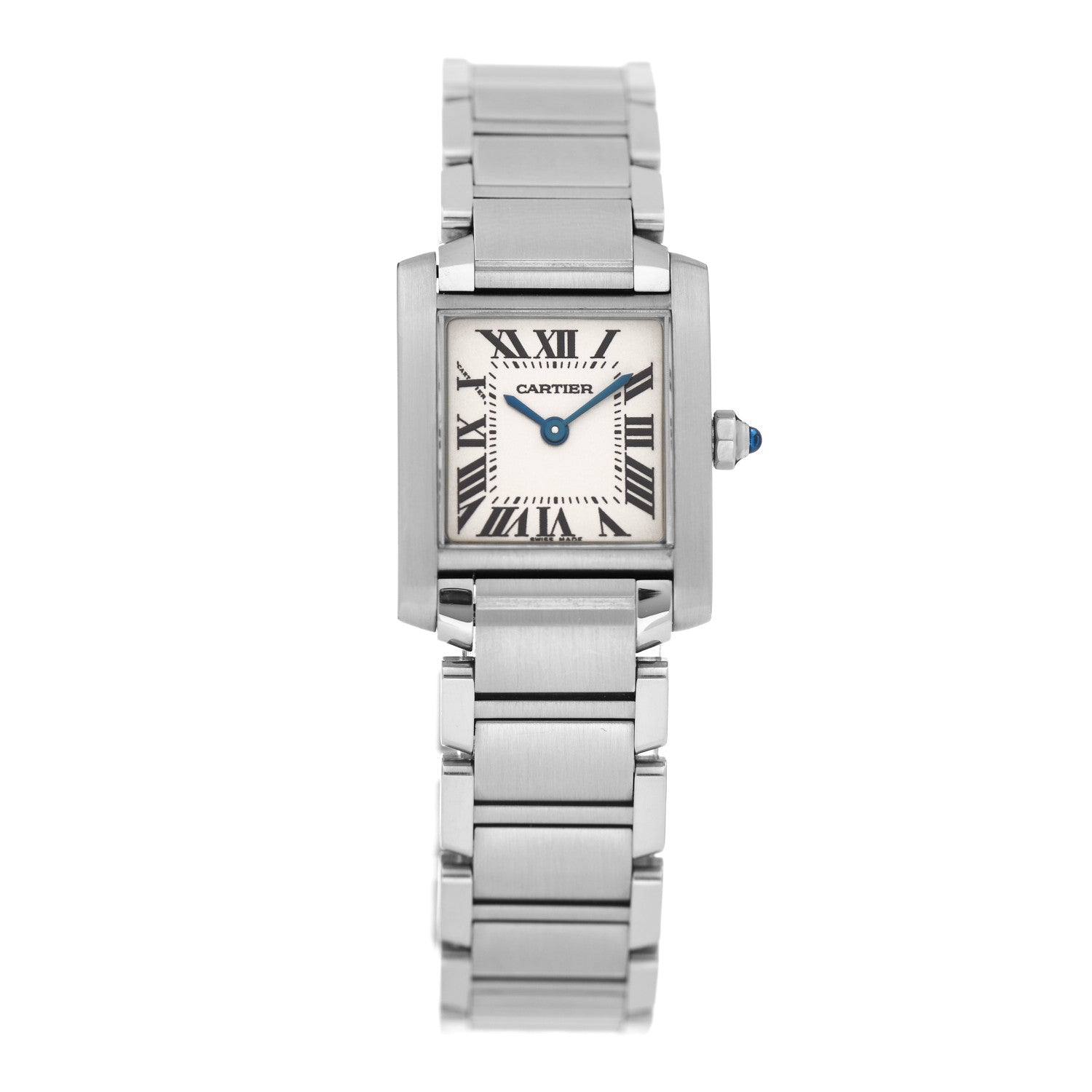 Cartier Stainless Steel 20mm Tank Francaise Quartz Watch 1 of 4