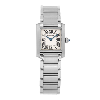 Cartier Stainless Steel 20mm Tank Francaise Quartz Watch 1 of 4