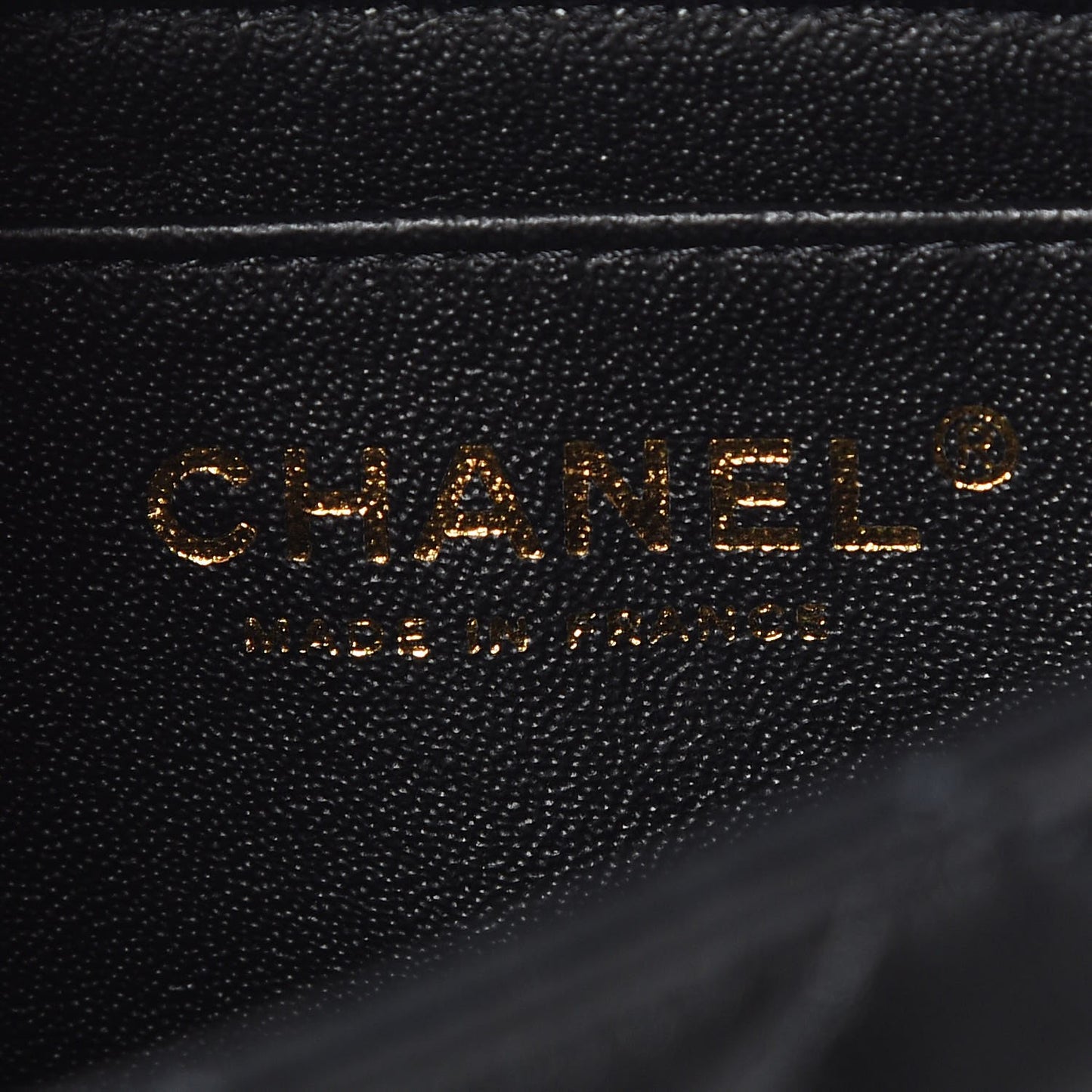 Lambskin Quilted Mini Rectangular Flap Black