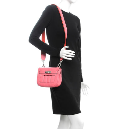 Hermes Veau Swift Mini Sac Berline Rose Azalee 2 of 9