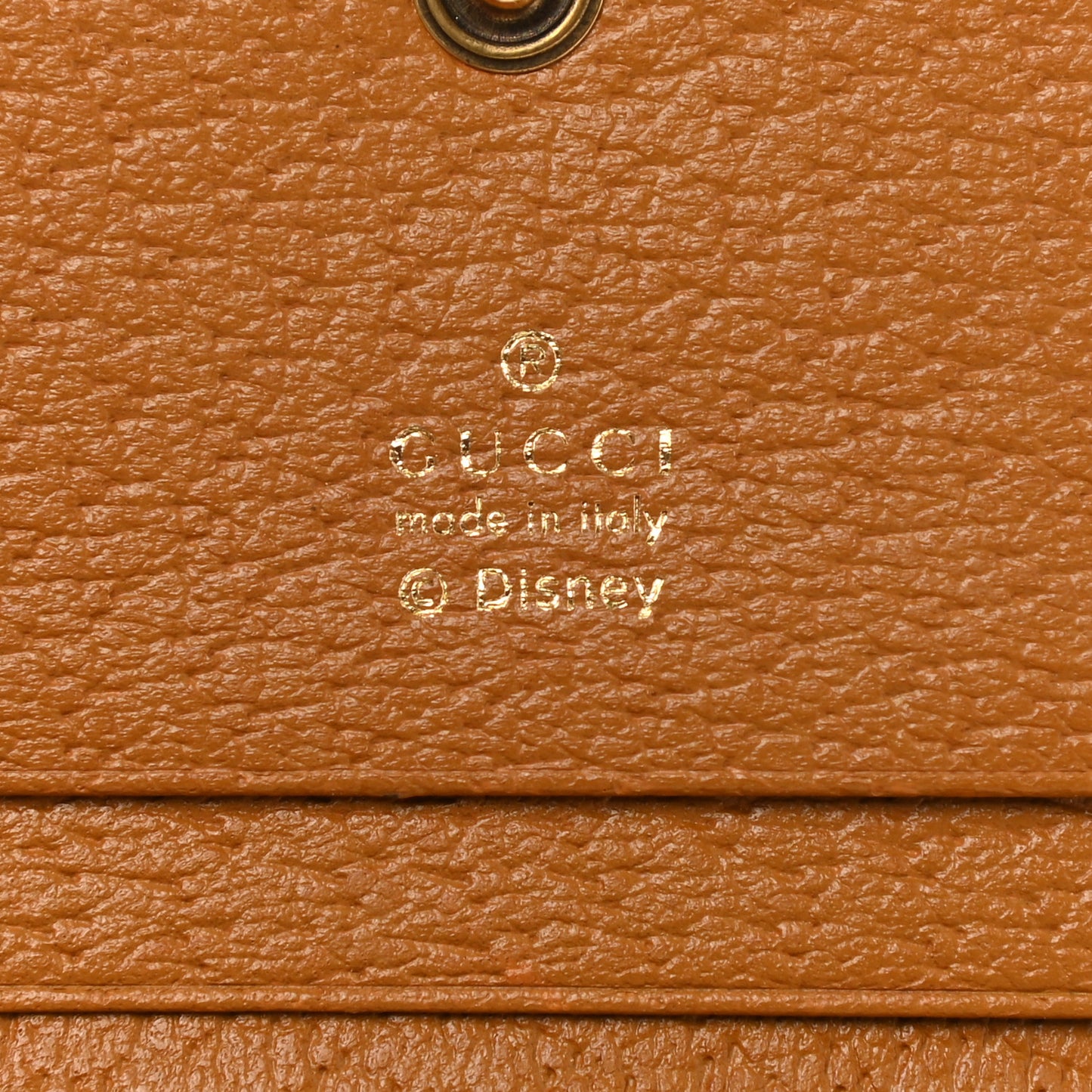 X DISNEY Mini Vintage GG Supreme Monogram Mickey Mouse Card Holder Wallet Beige Vintage Sun Oil