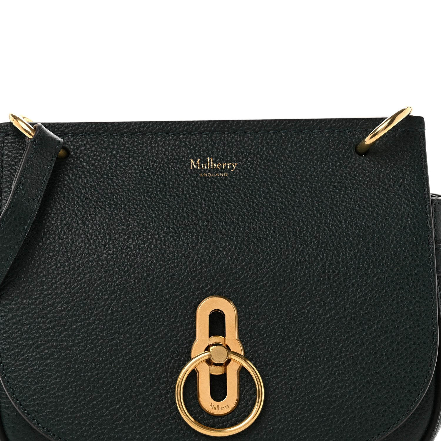 Mulberry Small Classic Grain Small Amberley Satchel Mulberry Green 7 of 13