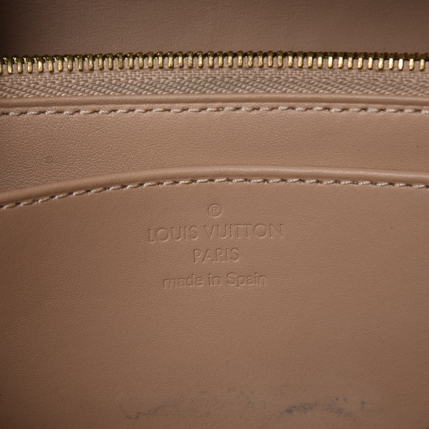 Louis Vuitton Patent Louise Wallet Nude 9 of 10