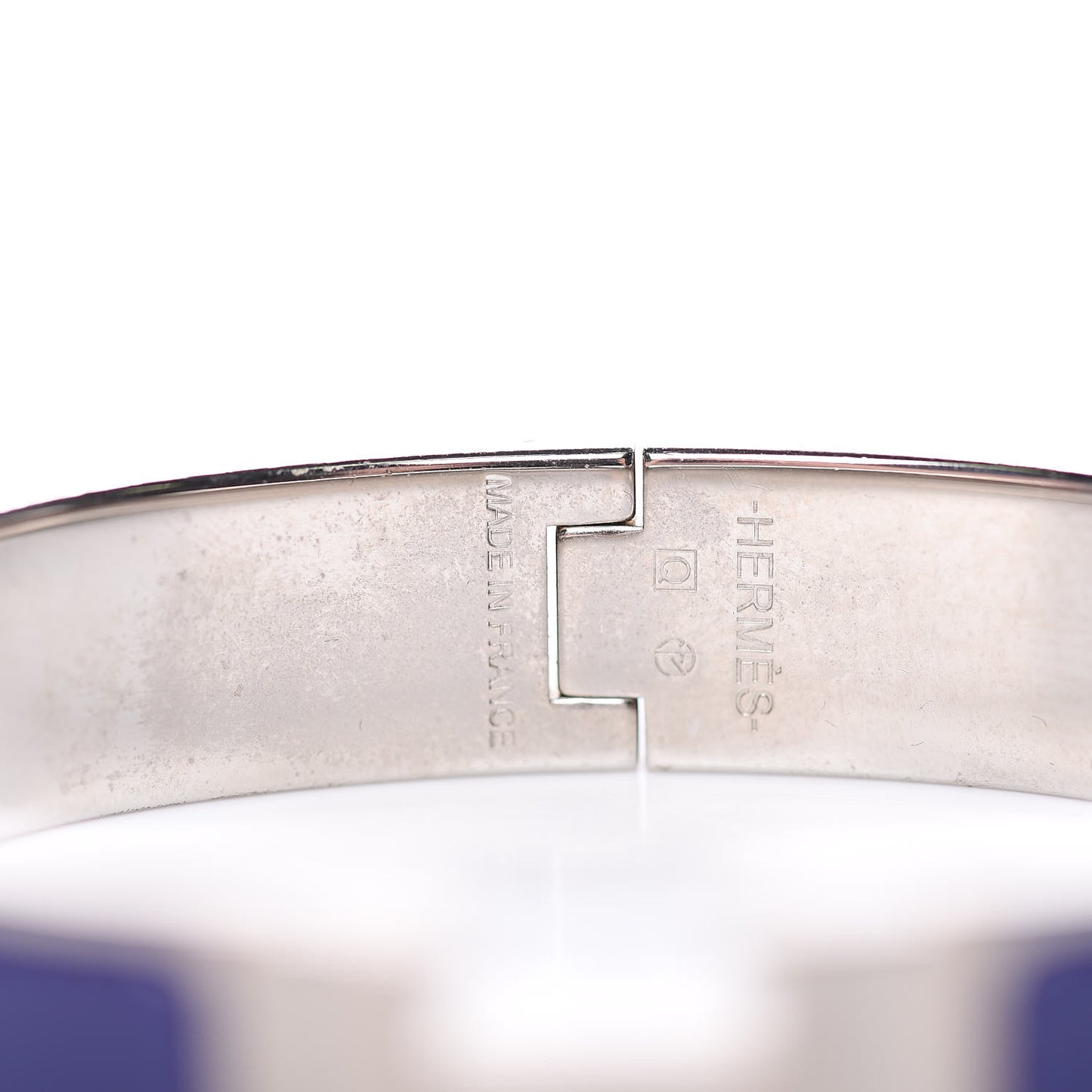 Enamel Narrow Clic Clac H Bracelet PM Purple