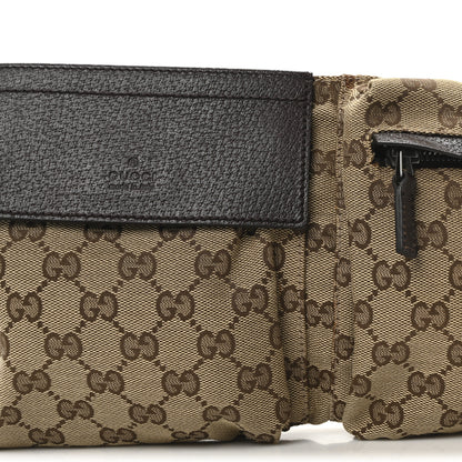 Gucci Monogram Web Belt Bag Dark Brown 8 of 10
