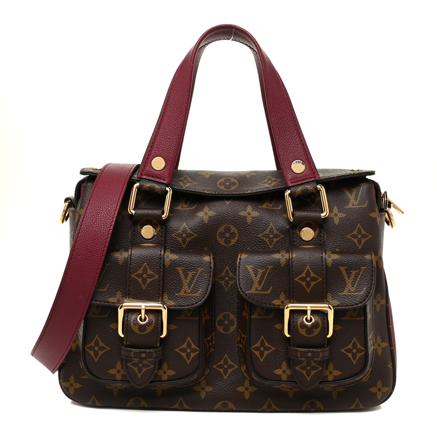 Louis Vuitton Monogram Manhattan NM Raisin 1 of 19