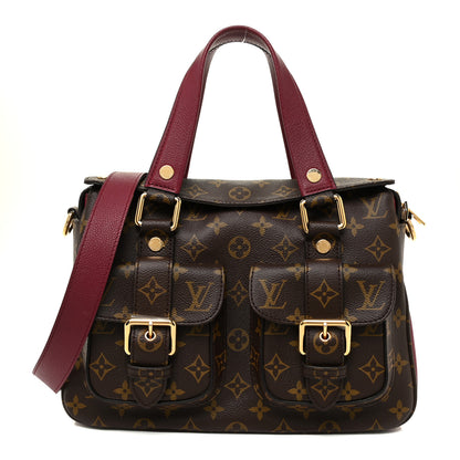 Louis Vuitton Monogram Manhattan NM Raisin 1 of 19