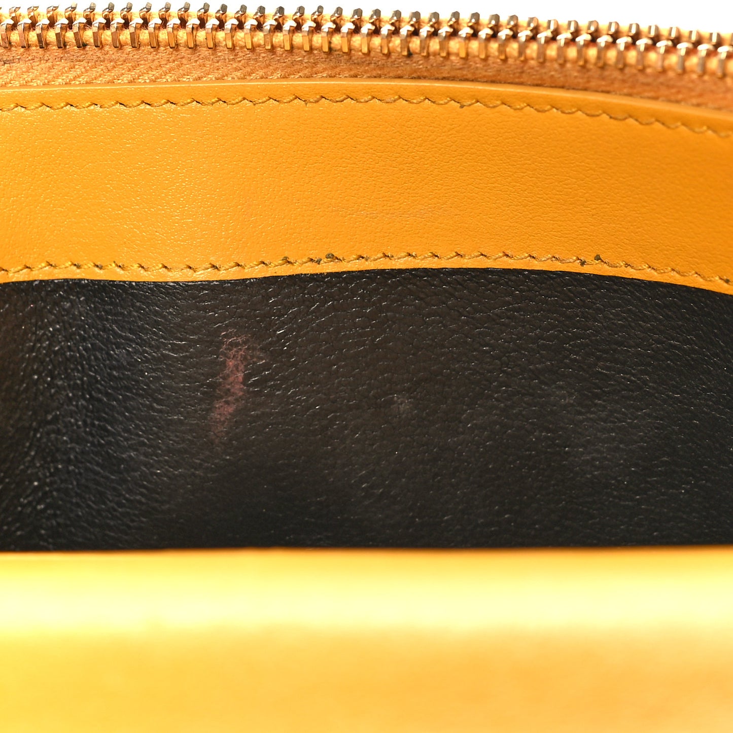 Calfskin Crocodile Embossed Medium Classic Monogram Kate Tassel Satchel Saffron