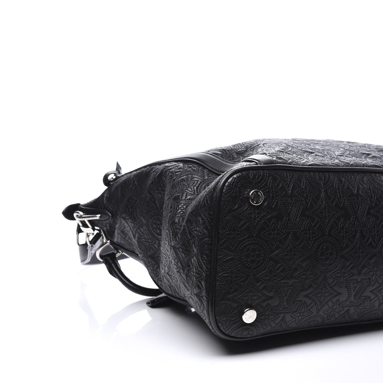 Louis Vuitton Monogram Lambskin Antheia Ixia MM Black 5 of 13